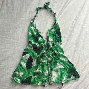 🌱 Y2K ALT GRUNGE BOHO 90S WHIMSIGOTH LACE BABYDOLL HALTER TANK